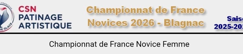 Finale France Novices ! Varvara et Ratmyr sélectionnés !